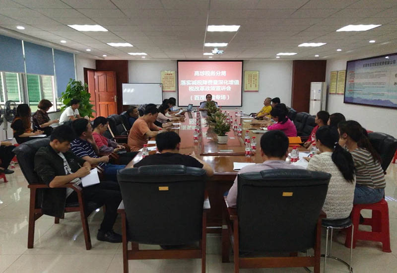 落實(shí)減稅降費(fèi)暨深化增值稅改革政策宣講會(huì)